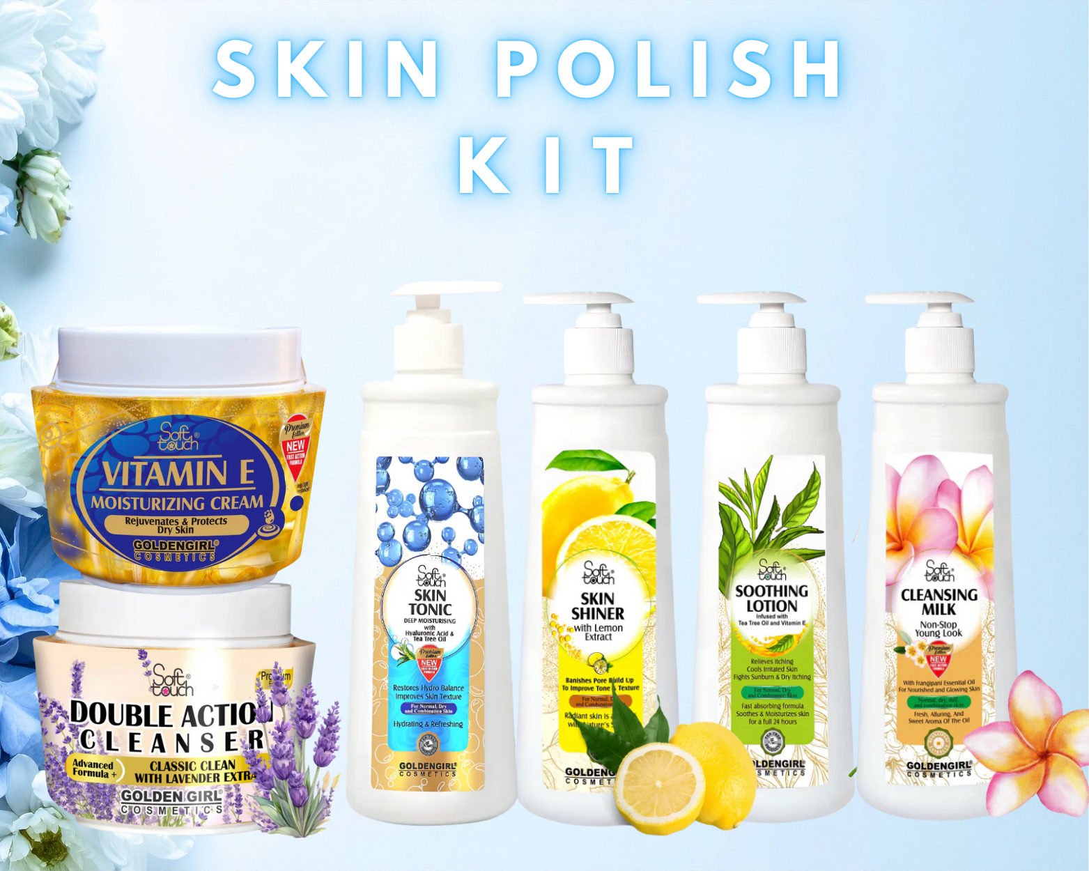 GOLDEN GIRL SKIN POLISH KIT 500 ML 